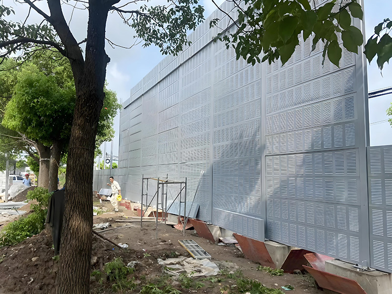 浦東京東物流隔音屏項目
